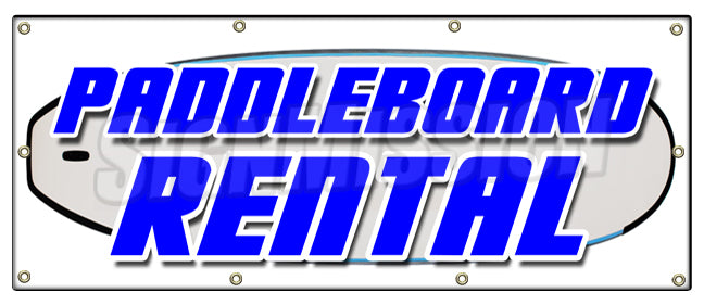 Paddle Board Rental Banner