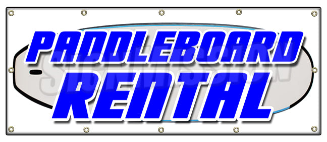 Paddle Board Rental Banner