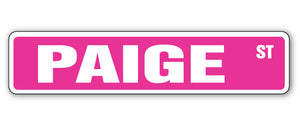 Paige Street Vinyl Decal Sticker