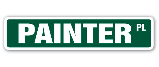 PAINTER Street Sign