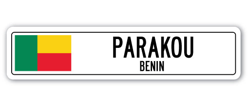 PARAKOU, BENIN Street Sign