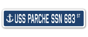 USS Parche Ssn 683 Street Vinyl Decal Sticker