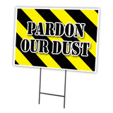 PARDON OUR DUST
