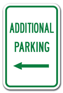 Additional Parking with Left Arrow