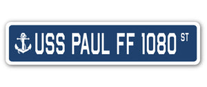 USS Paul Ff 1080 Street Vinyl Decal Sticker