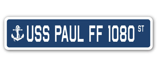 USS Paul Ff 1080 Street Vinyl Decal Sticker