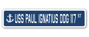 USS Paul Ignatius Ddg 117 Street Vinyl Decal Sticker