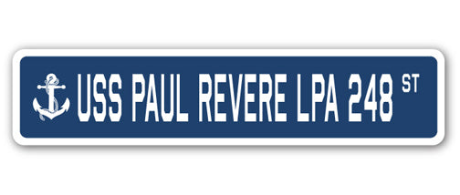 USS Paul Revere Lpa 248 Street Vinyl Decal Sticker