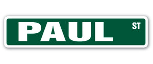 PAUL Street Sign