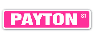 Payton Street Vinyl Decal Sticker