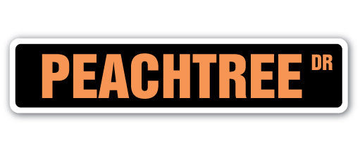 PEACHTREE Street Sign