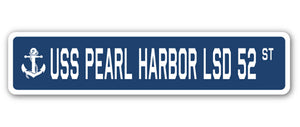 USS Pearl Harbor Lsd 52 Street Vinyl Decal Sticker