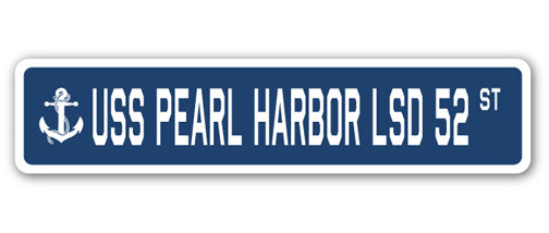 USS Pearl Harbor Lsd 52 Street Vinyl Decal Sticker