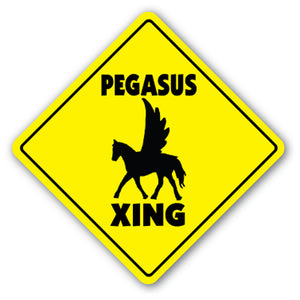 Pegasus Crossing Vinyl Decal Sticker