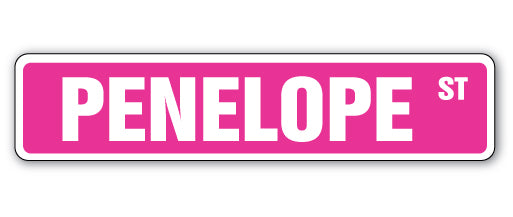 Penelope Street Vinyl Decal Sticker