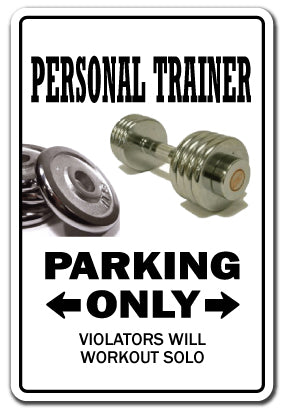 Personal Trainer Vinyl Decal Sticker