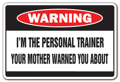 Personal Trainer Street Vinyl Decal Sticker