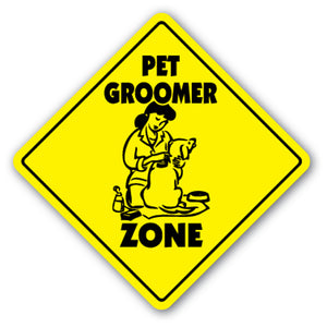 Pet Groomer Zone Vinyl Decal Sticker