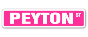 Peyton Street Vinyl Decal Sticker