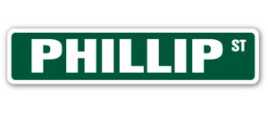 PHILLIP Street Sign