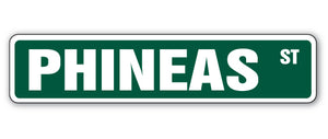 PHINEAS Street Sign