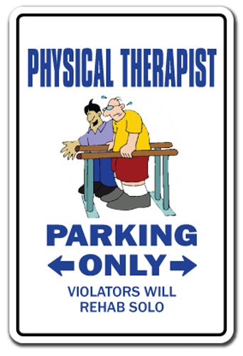 Physical Therapist Therapy Rehab Gift Vinyl Decal Sticker