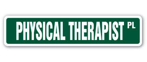 Physical Therapist Street Vinyl Decal Sticker