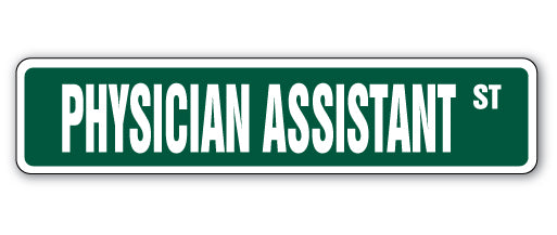 Physician's Assistant Street Vinyl Decal Sticker