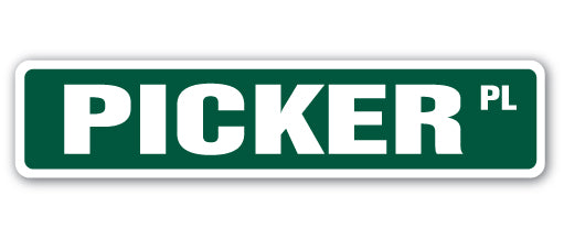 Picker Street Vinyl Decal Sticker