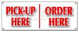 Pickup Here Order Here Banner