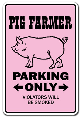 Pig Farmer Street Vinyl Decal Sticker