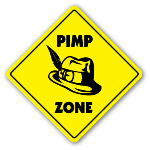 Pimp Zone Vinyl Decal Sticker