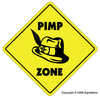 PIMP PL Street Sign