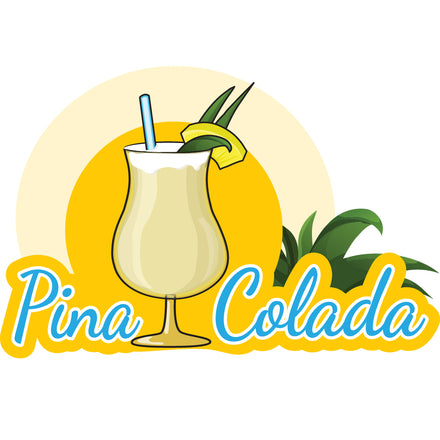 Pina Colada Die Cut Decal