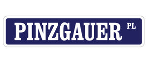 PINZGAUER Street Sign