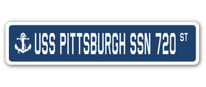 USS Pittsburgh Ssn 720 Street Vinyl Decal Sticker