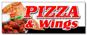 Pizza & Wings Decal
