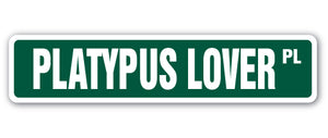 Platypus Lover Street Vinyl Decal Sticker