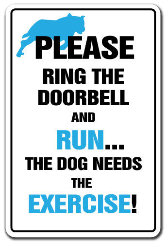 PLEASE RING THE DOORBELL Sign