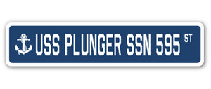 USS Plunger Ssn 595 Street Vinyl Decal Sticker