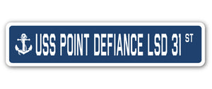 USS Point Defiance Lsd 31 Street Vinyl Decal Sticker