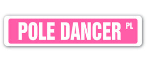 Pole Dancer Street Vinyl Decal Sticker