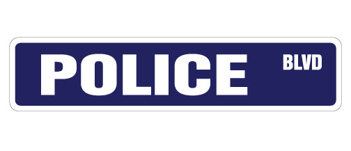 POLICE Street Sign