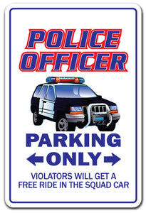 Police Officer Vinyl Decal Sticker