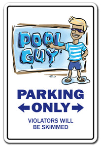 Pool Guy Vinyl Decal Sticker