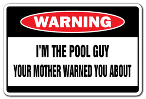 I'm The Pool Guy Vinyl Decal Sticker