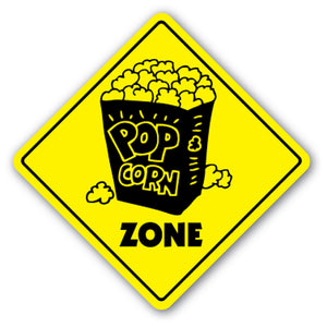 Popcorn Zone Vinyl Decal Sticker