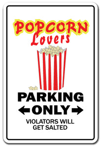 Popcorn Lovers Vinyl Decal Sticker