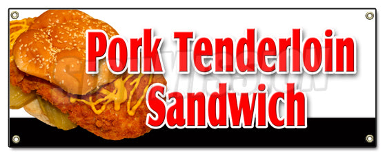 Pork Tenderloin Sandwich Banner