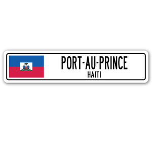 Port-au-prince, Haiti Street Vinyl Decal Sticker